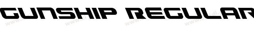 Gunship Regular字体转换